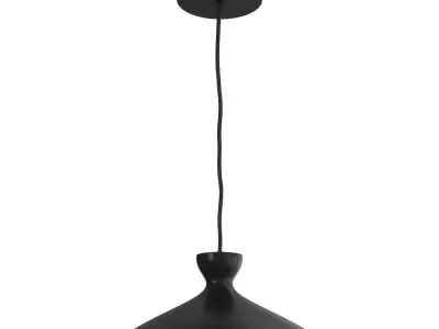 Pretty Wide Pendant 3D model