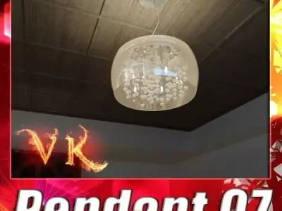 Modern Pendant Lamp 3D model