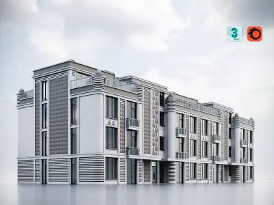 Residential Building 019 3D model