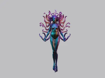 Ethereal Medusa 3D Model 3D model