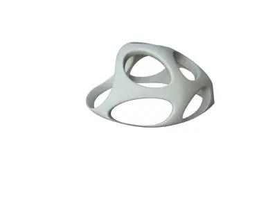 SciFi Cube Object No 55136 Low Poly Shape Low-poly 3D model