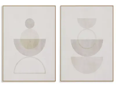 Abstract Painting Frame set 3D model 448