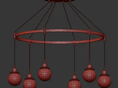 ROSE PENDANT 3D model