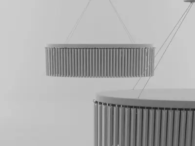 Crystal Ceiling Free low-poly 3D model