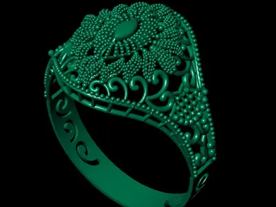 Gold Ring 24 3D print model