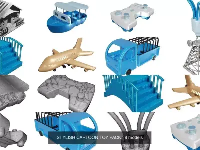 STYLISH CARTOON TOY PACK