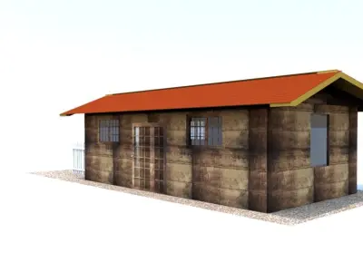 Wood House 3D model order