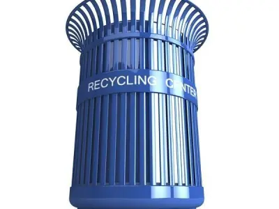 Recycling Bin 3D model