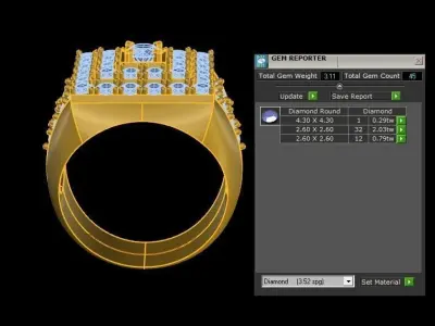 Man Ring 2020 popular Gold light in Asia cad file  R28 3D model