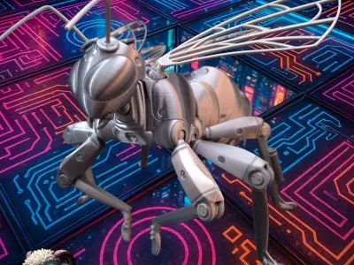 Robot Bee 3D print model