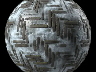 Pavement Materials 32- By Snow and Mud Sbsar Pbr 4k Seamless Texture