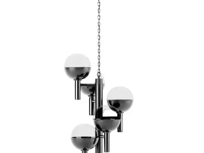 5-light Chandelier Low-poly 3D model