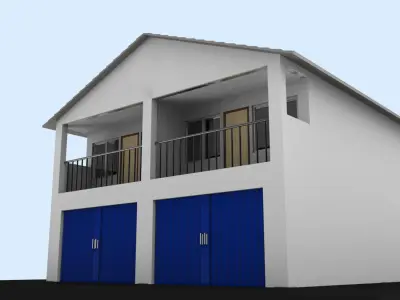 Shop House - Ruko 3D model