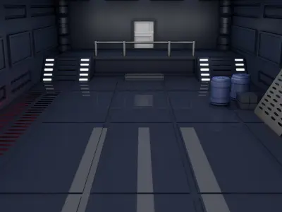 Sci Fi Room 3D model