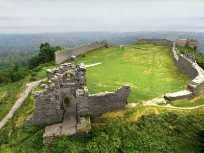 3D model - Ruins Castle Kremenets - Ukraine - usdz gltf fbx 3D model