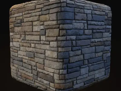 Aspen Hill Country Ledgestone 8K Textures Texture