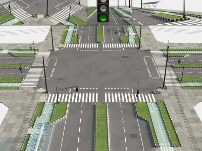 green street 3D model