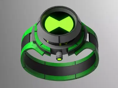 Omnitrix Upgraded Low-poly 3D model