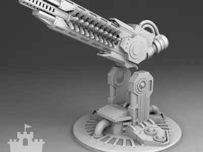 The Martian Cannon 3D print model