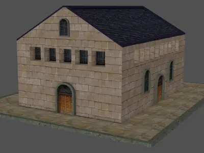 Ancient Pier Building 3D model