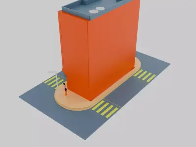 Hong Kong Building Pack 4 3D model