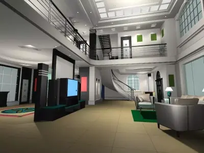 Living Room 3D model