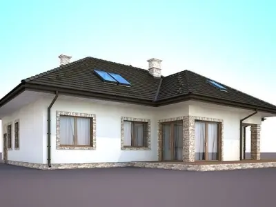 House model 3d dom3 3D model