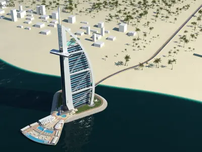  Burj Al Arab Luxury Hotel 