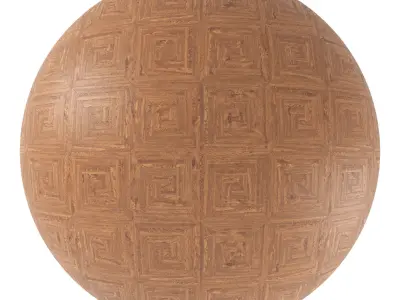 Parquet - Laminate - Wooden floor 4 in 1 3D model