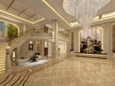 Lobby 02 3D model
