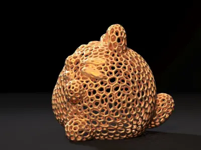 Cat ball Meowth 3D print model