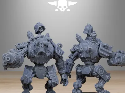 Orkaz Bots Infantry 3D print model