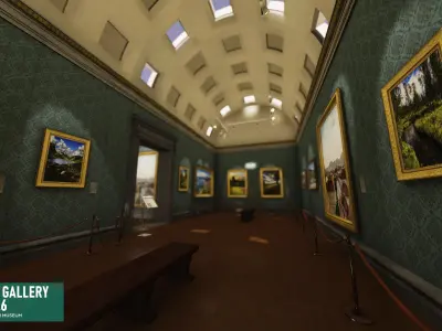 Art gallery Vol6 - modular museum 3D model