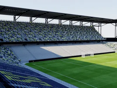 Geodis Park - Nashville - USA 3D model