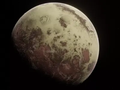 Planet Space Ready to game Low-poly 3D model buy