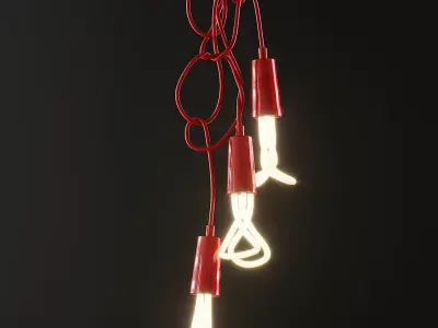 DROP CAP MULTIPACK - 4 PENDANTS from Plumen 3D model