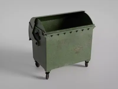 Trash Container Street Dumpster 3D model