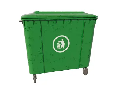Hong Kong Barrel Type Trash Can 3D model