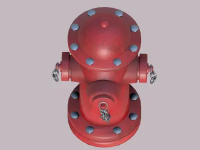 Hidrante 3D render 3D model