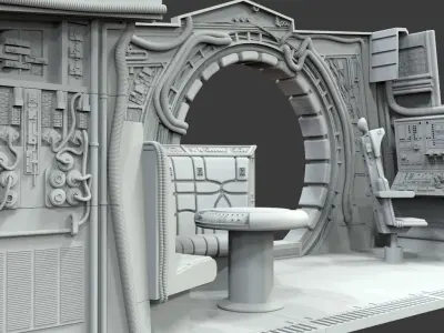 Millennium Falcon Cargo Hold 3D print model