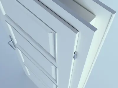 White Door 8 3D model