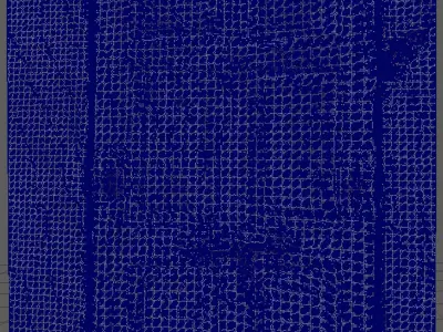 The structure of Wooden doors of Indian society 3D model