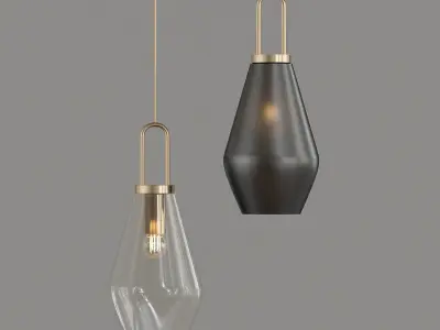 tving set tying f pendant lamp 3D model