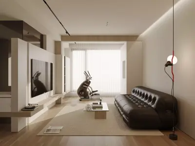 apartment interior scenes        3D model get