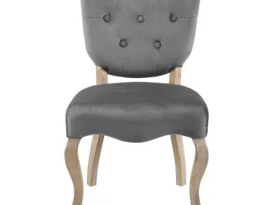 Fairfield Tufted Velvet Side Chair 3D model