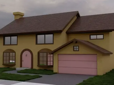 The Simpsons House 3D model