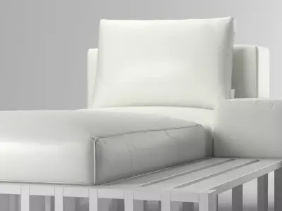 Docks chaise lounge 3D model