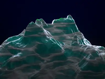 Fantasy Mountain Material Pack 3D model