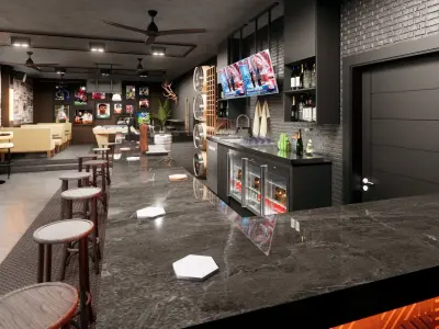Beer Pub 3D model