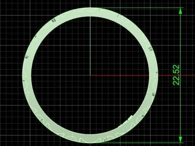 Jewelry ring 352 3D print model